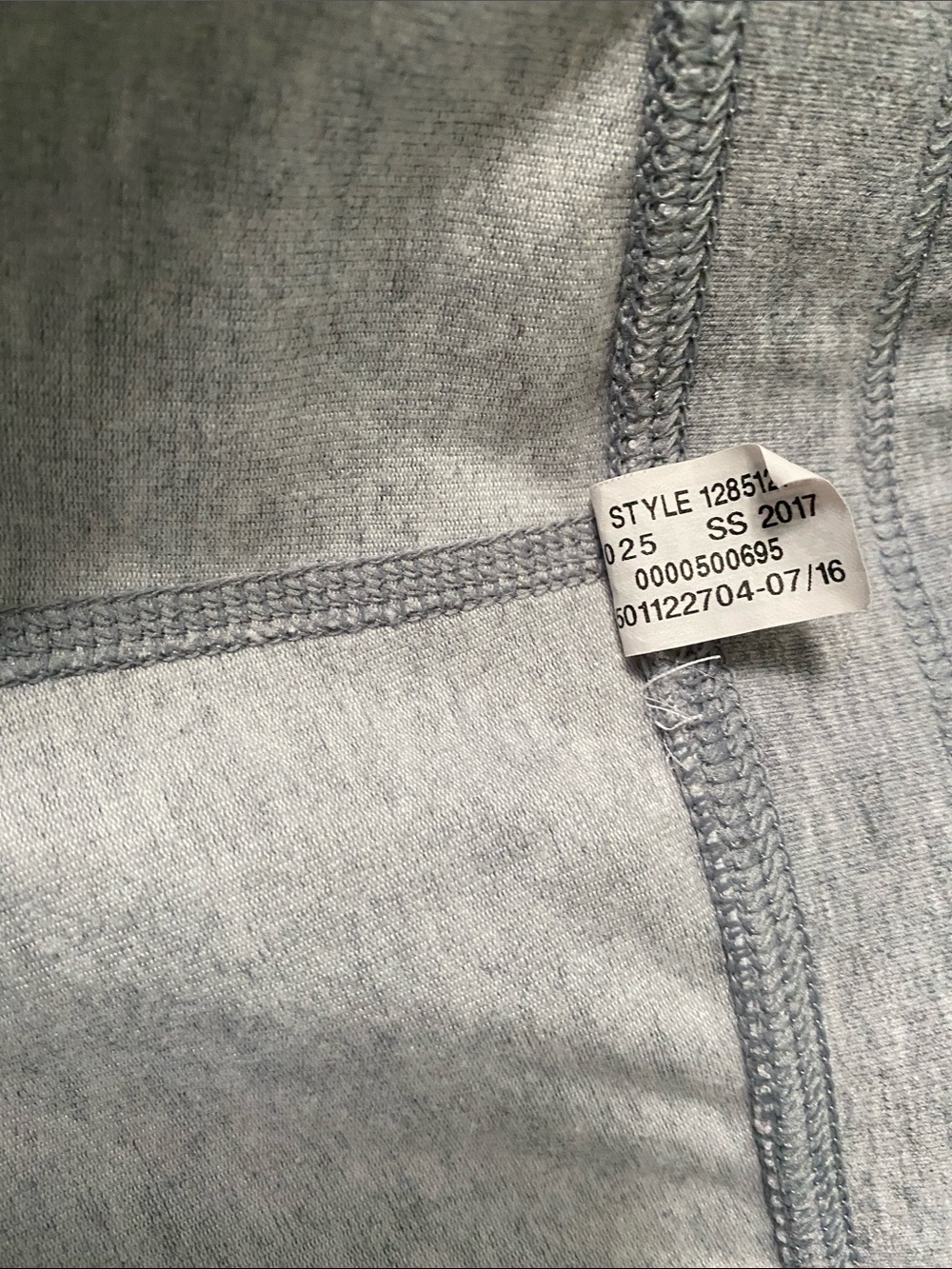 Under Armour Light Gray Capri Athletic Leggings - Picture 2 of 5